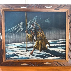70's velvet painting - Etsy 日本