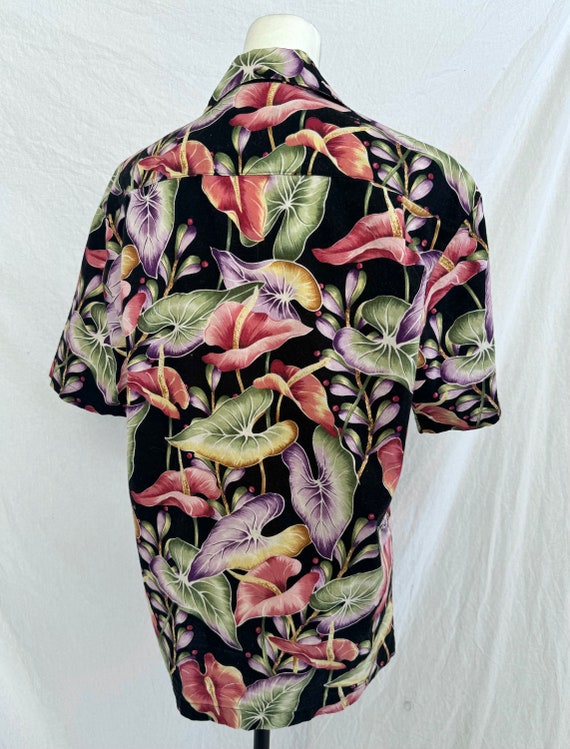 Vintage Paradise on a Hanger Hawaiian shirt with … - image 9