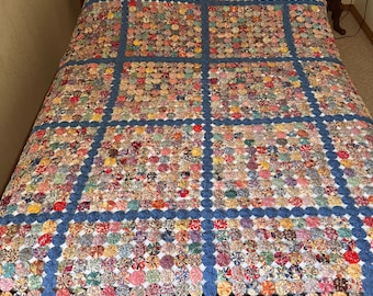 ヴィンテージ ヨーヨー キルト 94インチ x 82インチ - Etsy 日本