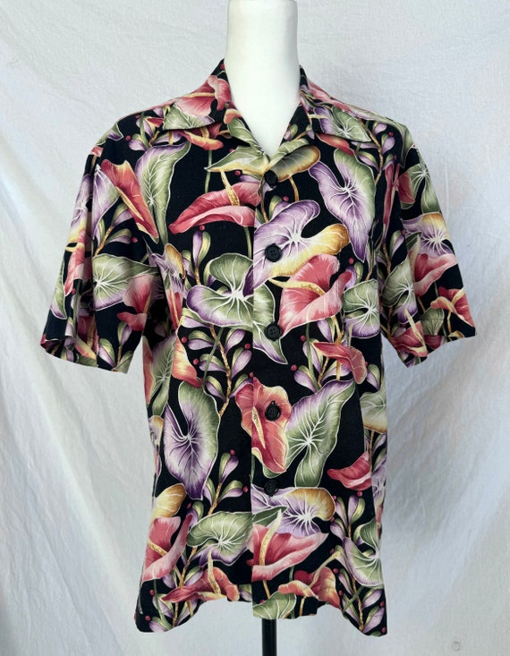 Vintage Paradise on a Hanger Hawaiian shirt with … - image 10