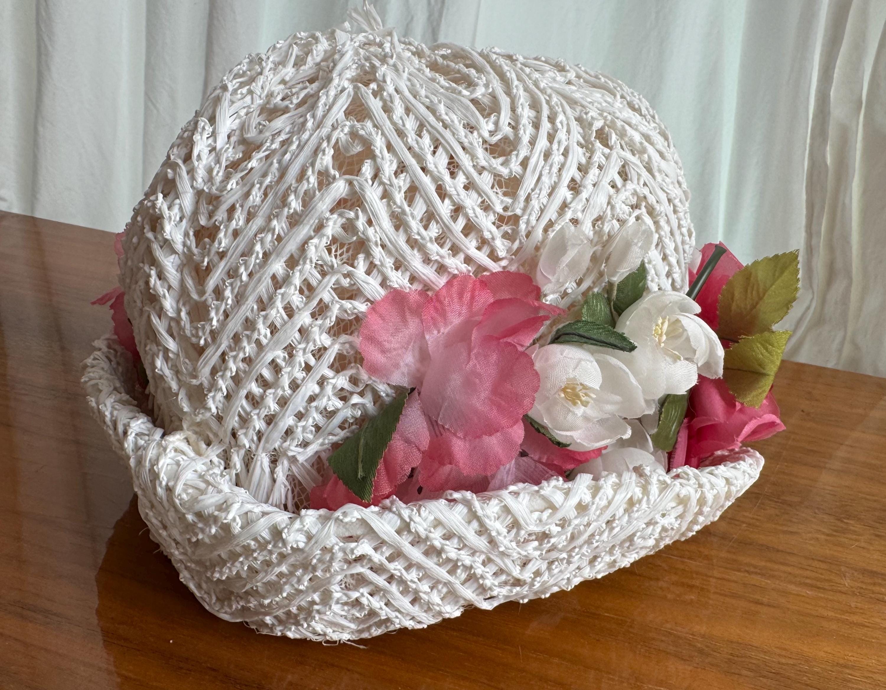 Vintage Adele Claire pink hat Vintage Adele Claire Duchess Italian Fir Hat | eBay main image 3
