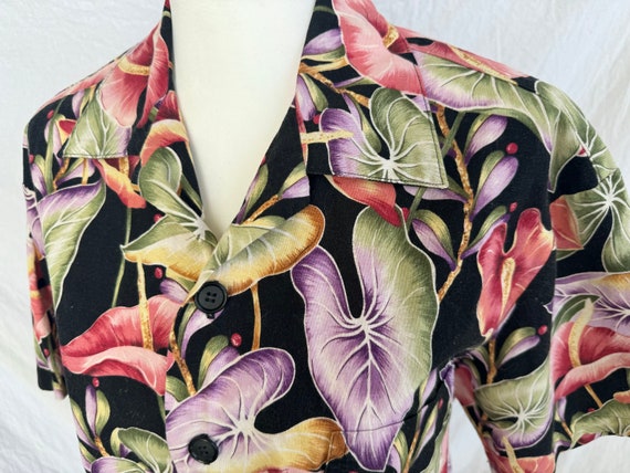 Vintage Paradise on a Hanger Hawaiian shirt with … - image 4