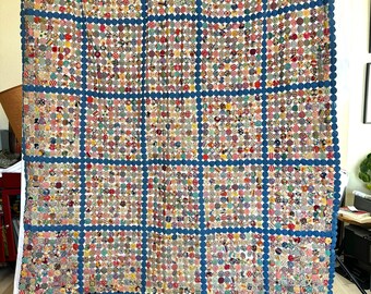 ヴィンテージヨーヨーキルト：1930年代～40年代のカラフルな生地