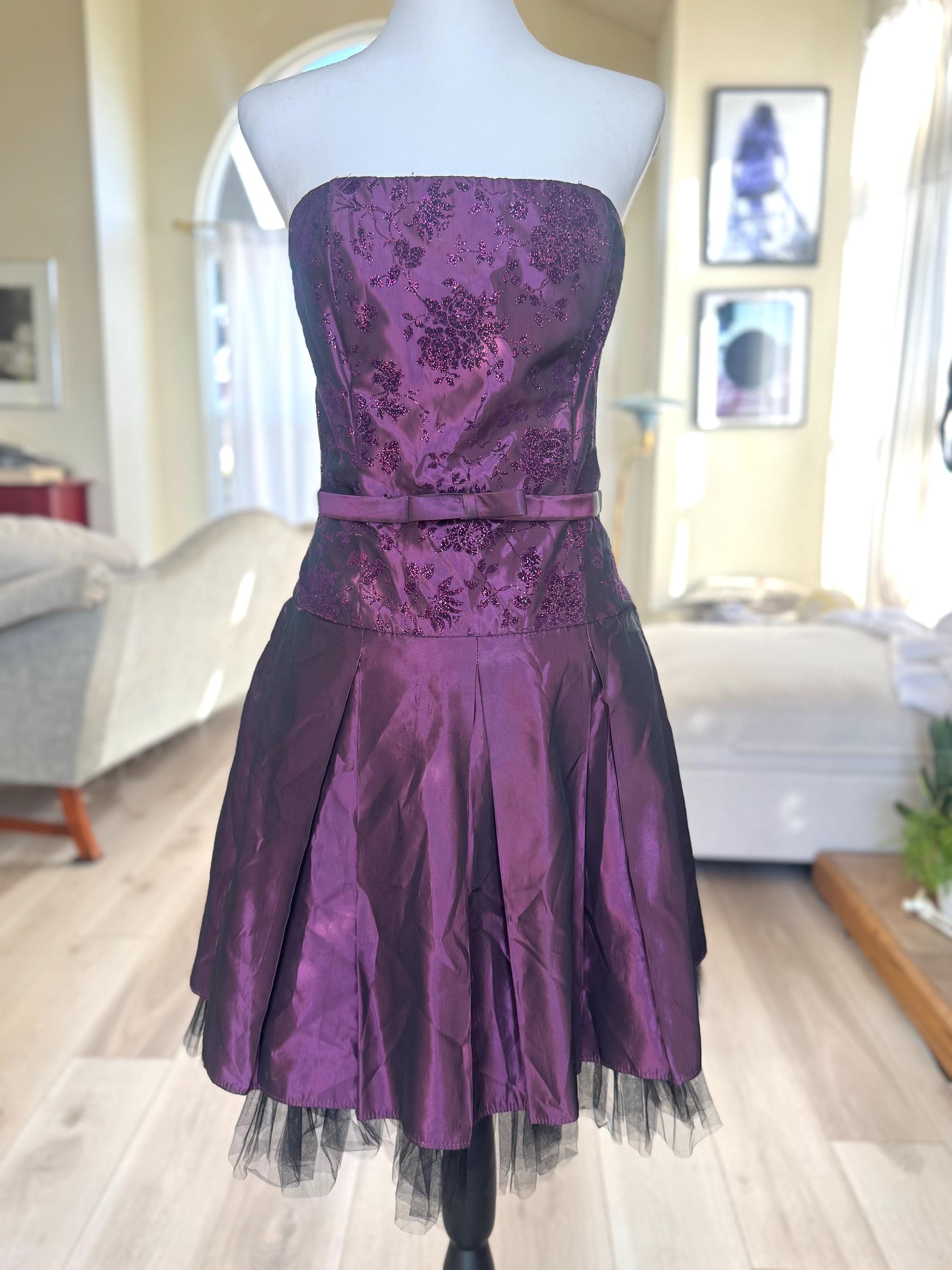 brown chiffon mini dress Amber Veil Chiffon Mini Dress M