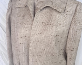 Vintage 50s Silk Tweed Skirt Suit Set - Youthmore Originals - Size S