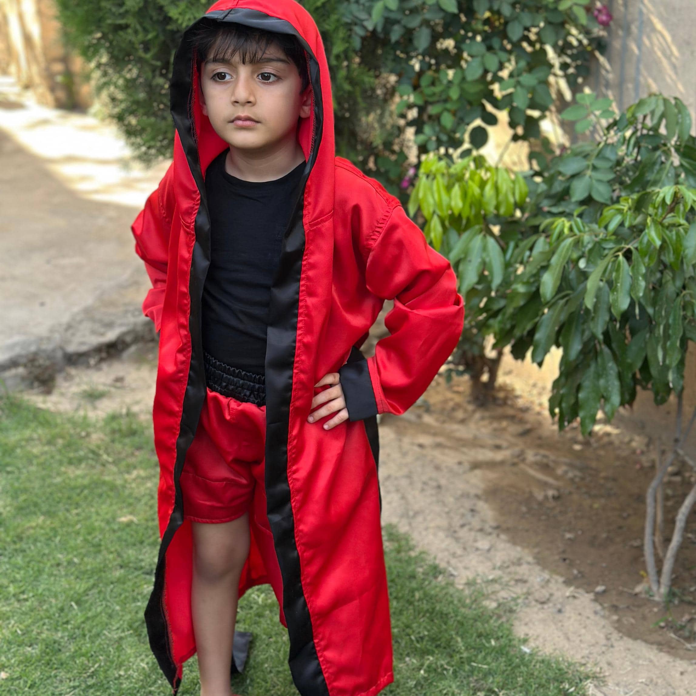 Personalized Adult Boxing Set Boxing Robe & Boxing Shorts