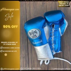 Gepersonaliseerde cadeaus van No Boxing no Life-bokshandschoen, huwelijkscadeaus voor hem, unieke verjaardagscadeaus voor vriend, jubileumcadeau voor heren