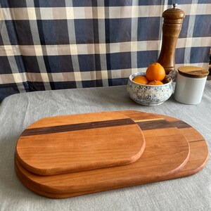 Handcrafted wooden cutting board, Cutting/charcuterie board, Wooden serving tray