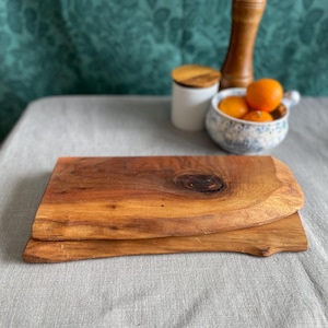Handcrafted wooden cutting board, One piece solid wood cutting/charcuterie board, Charcuterie board, Wooden serving tray