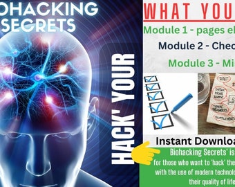 Principales secretos de biohacking para la optimización del cuerpo y la mente. Descargas digitales instantáneas en formato pdf