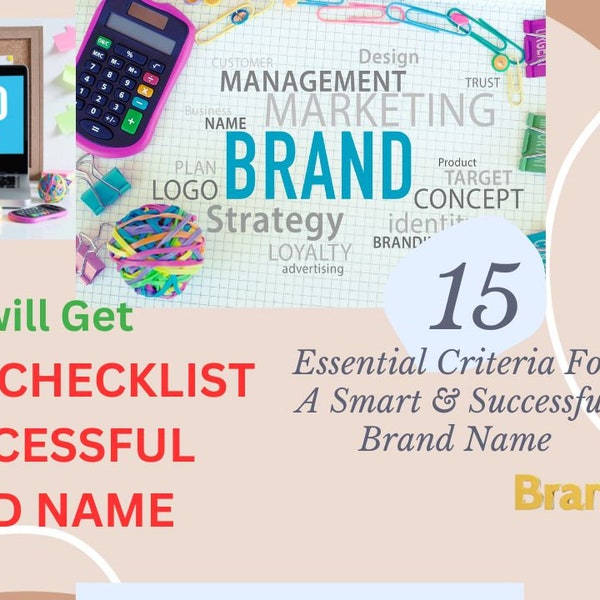 Essential Criteria For A Smart & Successful Brand Name. Instant Digital Downloads pdf format