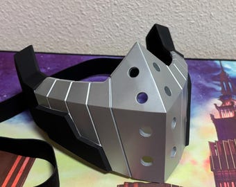 Deku Midoriya Mask – 1:1 Cosplay Prop with Neck Strap – Hand-painted, Ready to Wear