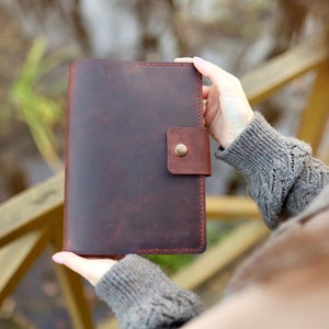 A5 Refilliable Leather Journal, Rustic Handmade Notebook, Personalized Genuine Leather Journal, Antique Leather Diary, Travel Journal