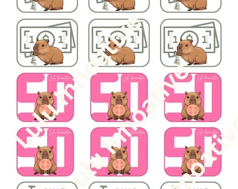 Capi Cash Prop Money for budgeting, savings challenges & games