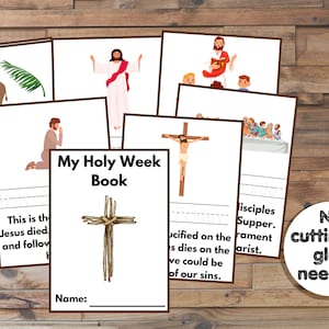 Holy Week, Holy Week for Kids, Lent for Kids, Catholic Lent, Holy Week Coloring, Holy Week Printable, Lent Activities for Kids, Christian