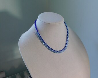 collar de lágrima de cristal