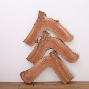 Raw Cherry Wood Planks . 3 pieces