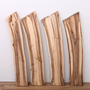 Raw Walnut Wood Planks . 4 pieces