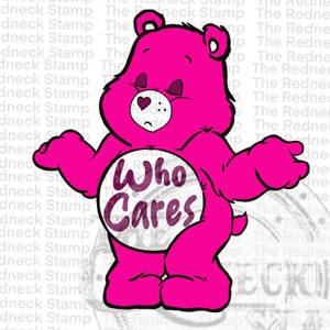 Who Cares Bear SVG
