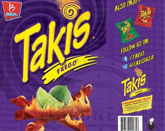 Envoltura de vaso Takis