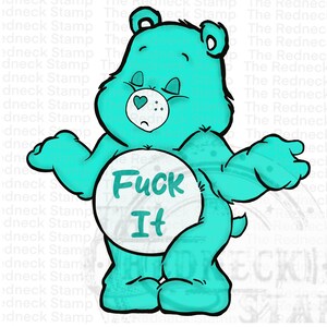 teal swear bear