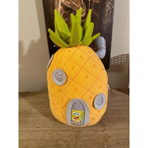 Vintage 2002 Nanco SpongeBob SquarePants Pineapple House Plush Toy Nickelodeon