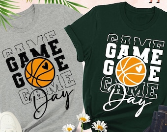 Game Day Basketball Shirt, Basketball Shirt, Game Day Shirt, Basketball Lover Gift, Basketball Tee, Basketball Mom Shirt, Game Day Gifts