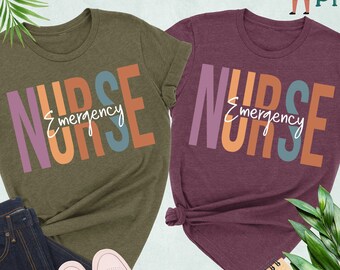 Emergency Nurse Shirt, Nurse Life Shirt, ER Nurse Shirt, Gift for Nurse, Nurse Shirt, Registered Nurse Shirt, Nursing Shirt, Nurse Gift