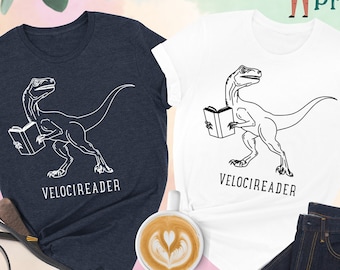Velocireader Shirt, Book Shirt, Dinosaur Reading Shirt, Book Lover Gift, Bookworm Shirt, Reading Lover Shirt, Book T-shirt, Dinosaur Shirt