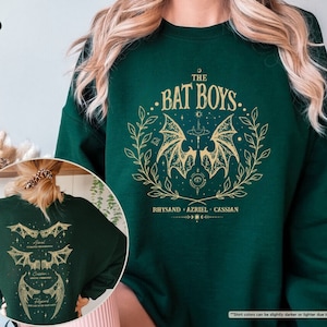 The Bat Boys Sweatshirt, Acotar Bookish Sweatshirt, Book Lover Hoodie, The Night Court Illyrians, Gift For Bookworm, Feyre Bat Boy Wings Tee