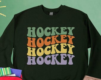 Hockey Sweatshirt, Game Day Sweatshirt, Hockey Lover Gift, Game Day Gifts, Sports Sweat, Hockey Player Gift,Sport Sweatshirt,Game Lover Gift