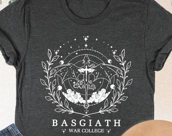 Basgiath War College Shirt, Fourth Wing Shirt, Dragon Rider Shirt, Gift For Book Lover, Bookish Shirt, Dragon Rider Shirt, Bookish War shirt