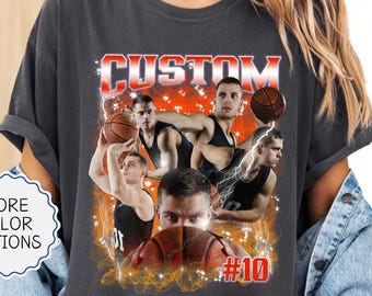 Comfort Colors® Custom Basketball Shirt, Basketball Bootleg Shirt, Bootleg Player Shirt, Basketball Mom Dad Shirt, Basketball Lovers Shirt