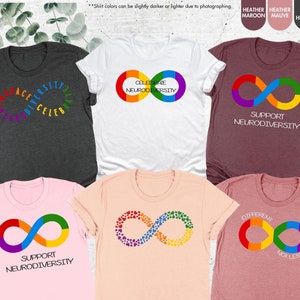 Neurodiversity Symbol Shirt, Infinity Symbol Tee,Autism Mom Shirt,Neurodiversity Shirt,Autism Support Tee,Autism Acceptance,Autism Pride Tee
