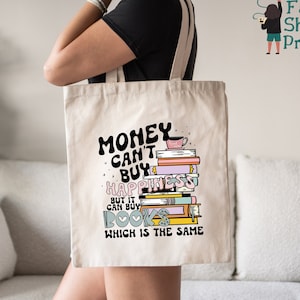 Book Lover Tote Bag, Books Tote Bag, Bookish Bag, Book Lovers Gifts, Reader Tote Bag, Librarian Gifts, Library Book Bag, Reading Gift Bag