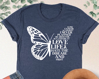 Lung Cancer Is A Journey Shirt, Lung Cancer Awareness Shirt, Lung Cancer Warrior, Lung Cancer Gifts, Cancer Survivor Shirt, Awareness Month