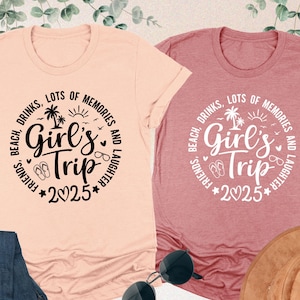 Girls Trip 2025 Shirt, Girls Vacation Shirt, Girls Weekend Shirt, Summer Shirt, Beach Shirt, Besties Trip Shirt, Summer Vacation, Trip Shirt