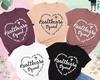 Healthcare Squad Shirts, Health Care Worker Shirt, Health Care Hero Shirt, HCA Shirt, HCA Gift,Nurse Appreciation Tee,Home Health Care Shirt