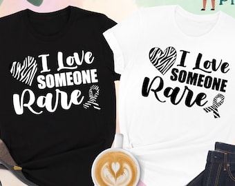 I Love Someone Rare Shirt, Rare Disease Awareness Shirt, Rare Disease Support Gift,Zebra Ribbon Tee,EDS Awareness Month Shirt,Rare Awareness