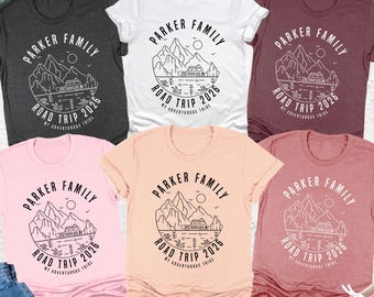 Custom Road Trip Shirt, Road Trip 2025,Family Road Trip Shirt,Girls Road Trip,Travel Shirt,Adventure Shirt,Family Vacation Tee,Traveler Gift