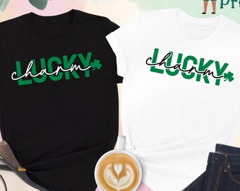 Lucky Charm Shirt, St Patricks Day Shirt, Shamrock Shirt, Retro St Patricks Day Shirt,Cute St Pattys Shirt,St Patrick Tee,Patricks Lucky Tee