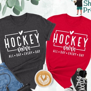 Hockey Mom Shirt, Game Day Shirt, Gift for Mom, Hockey Lover Gift, Hockey Season Shirt, Mom Shirt, Sports Mom Shirt, Hockey Gift, Mom Tee