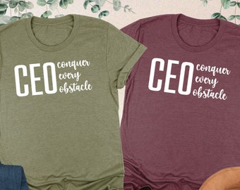 CEO Conquer Every Obstacle Shirt, Ceo Shirt, Ceo Sweatshirt, Entrepreneur Shirt, Business Owner Shirt, Boss Mom Shirt, Strong Woman Sweater