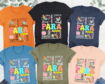 Para Shirt, Paraprofessional Shirt, Para Life Shirt, Paraprofessional Team Shirt, Para Gift, Teacher Aide Shirt, Para Crew Shirt,Para Tshirt