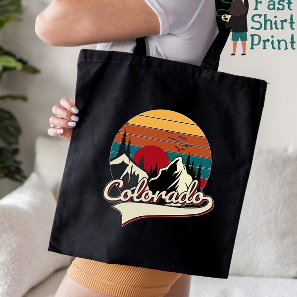 Made In Colorado Canvas Tote Bag - Reusable Shopping & Grocery Bag, Natural Cotton (15" X 15" Or 15" X 18") - View #7