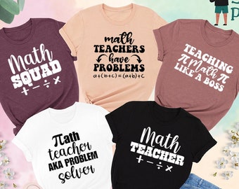Funny Math Shirt,Math Lover Shirt,Gift For Math Teacher,Math Teacher Shirt,Funny Math Teacher Gift,Math Student Shirt,Math Tee,Matching Tees