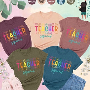 Teacher Squad Shirt, Teacher Crew Shirt, Gift For Teacher, Squad Shirt, Teacher Appreciation Shirt, Teacher Gifts, Teacher Team Shirt, Gift