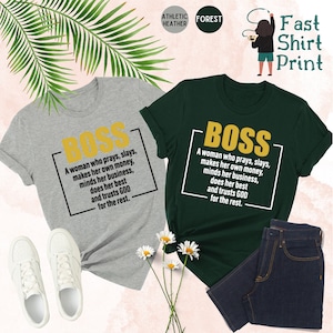 Boss Definition Shirt, Entrepreneur Shirt, Boss Shirt, Gift For Boss, Funny Shirts For Women, Money Shirt, Funny Gifts For Mom, Woman Shirts image 4