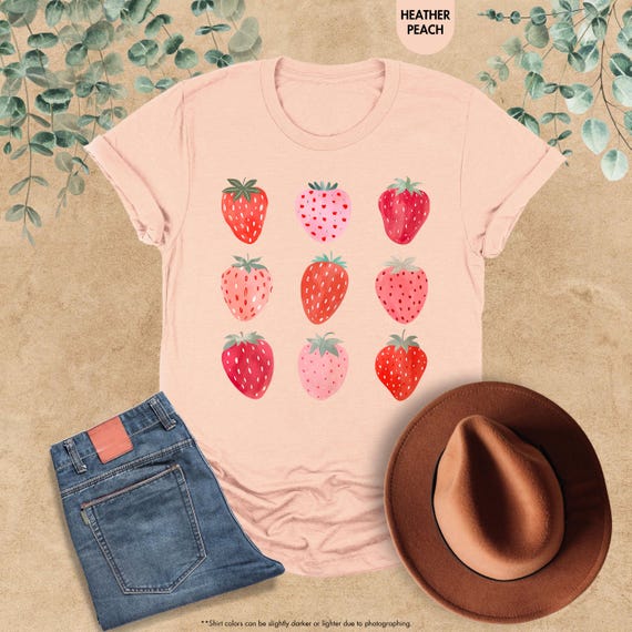 Strawberries Shirt,Strawberry Lovers Shirt,Strawberry Festival Tee,Summer Strawberry Tee,Strawberry Gifts,Strawberry Lover Gift,Gift For Her