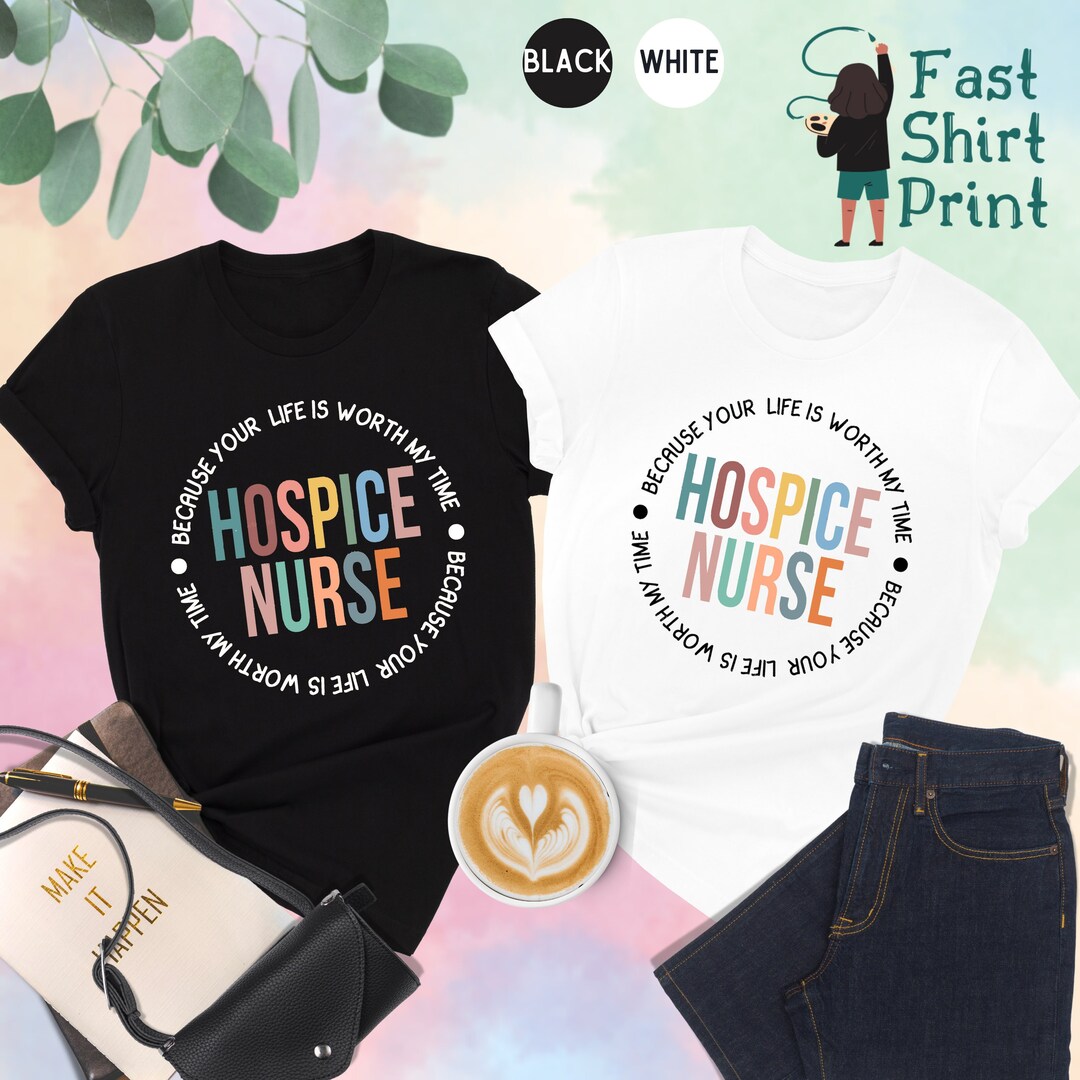 Hospice Nurse Shirt, Hospice Crew Shirts, Hospice Nurse T-shirt, Cute ...